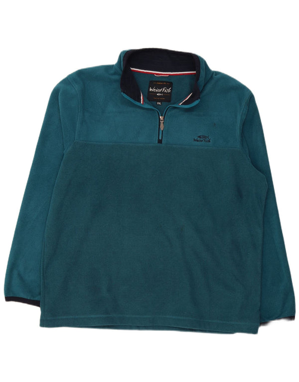 Weird Fish Jersey polar para hombre 2XL Poliéster azul