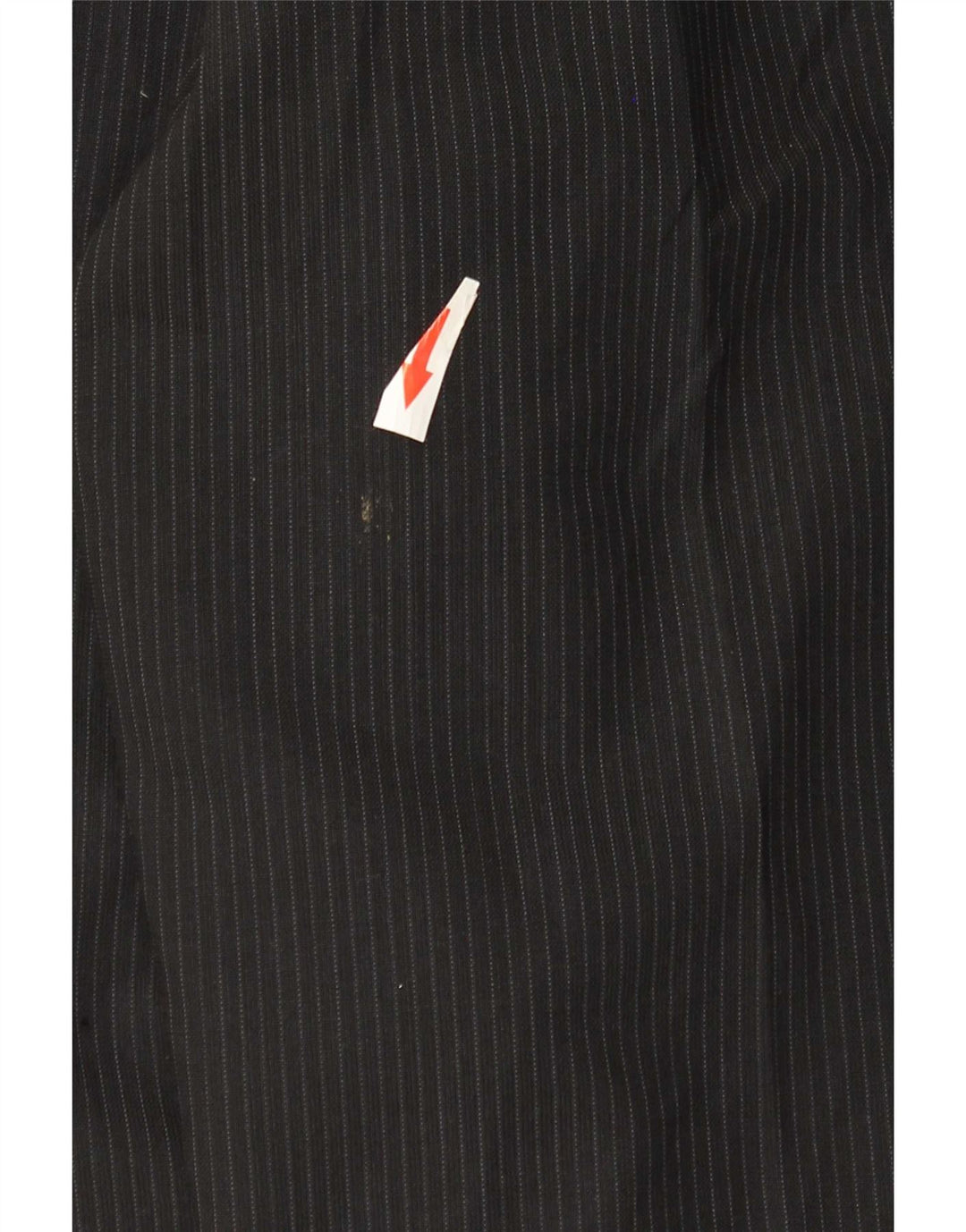 Marks & Spencer Pantalón de traje con pinzas para hombre W36 L33 Poliéster a rayas negras