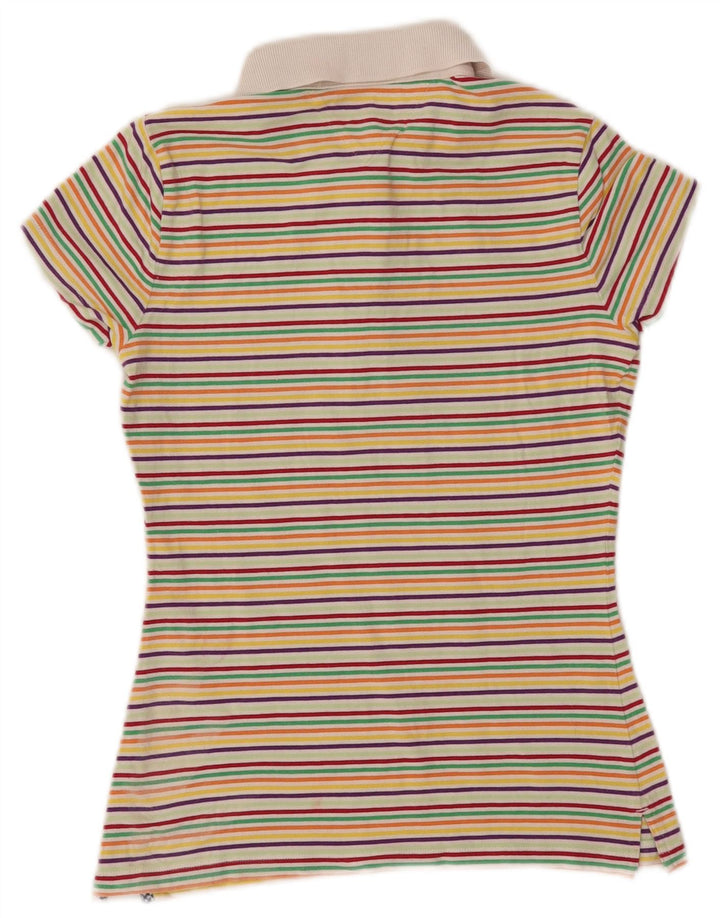 TOMMY HILFIGER Polo para mujer UK 8 Small Multicolor Rayas