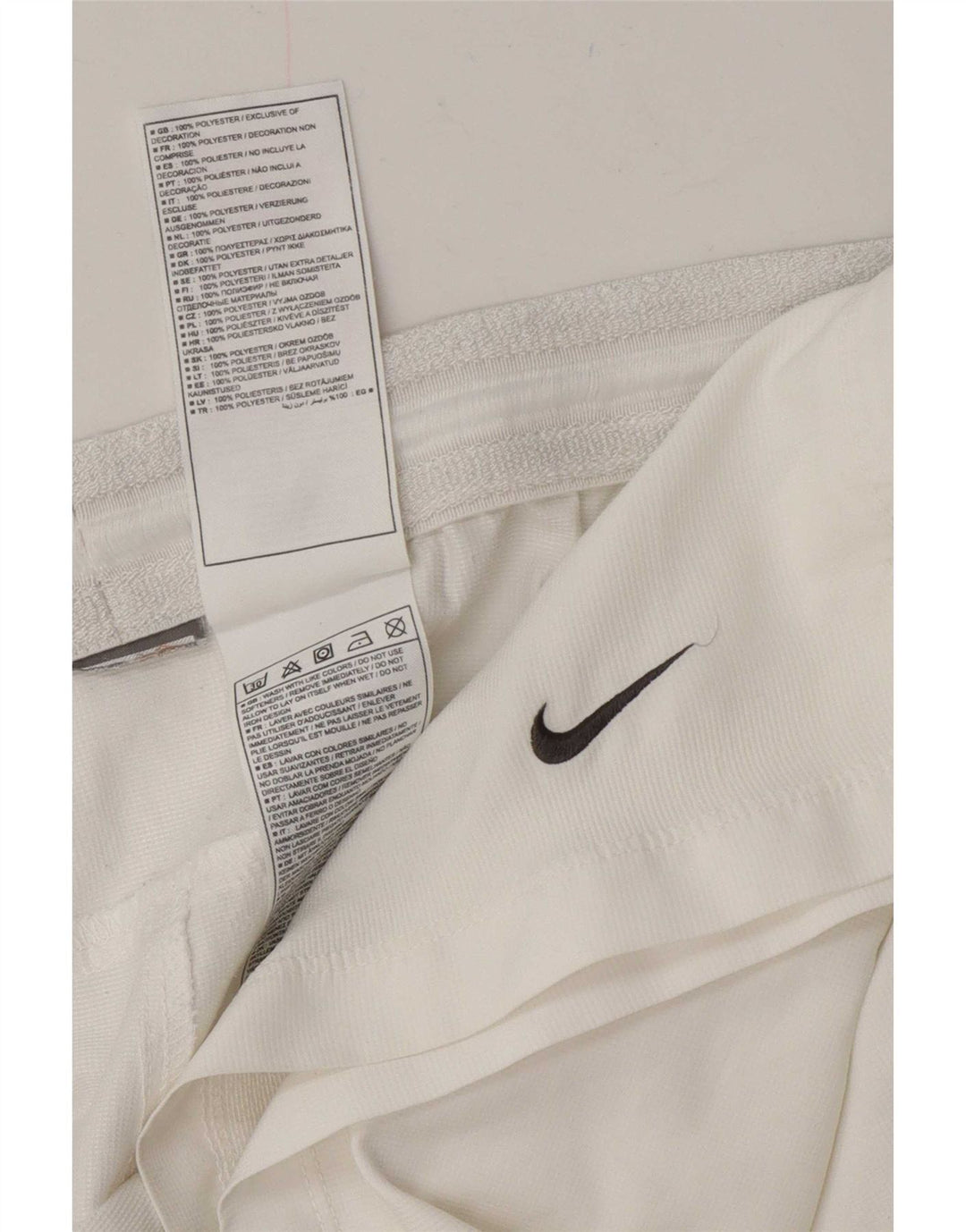 Nike Pantalones cortos deportivos para hombre XL Blanco Poliéster