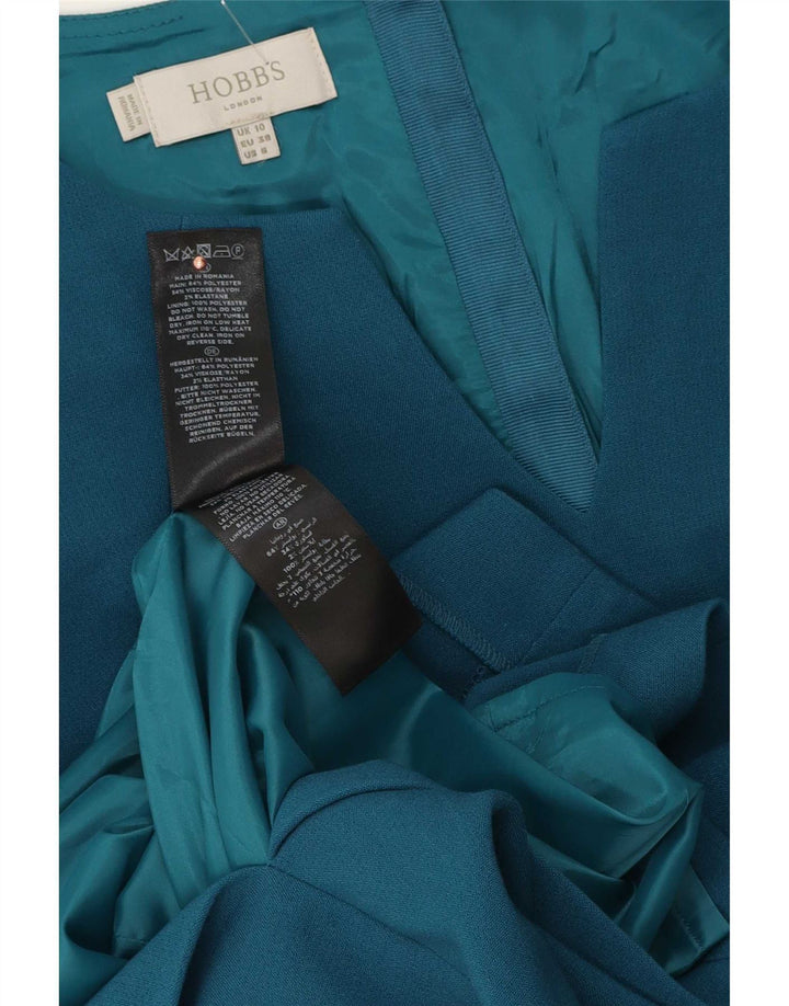 Hobbs Vestido tubo para mujer UK 10 Pequeño Poliéster azul
