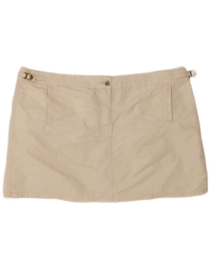 Minifalda Wrangler Mujer W38 XL Algodón Beige