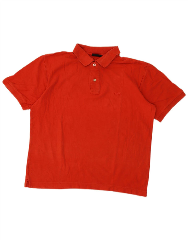 Polo Fila Hombre Rojo Mediano