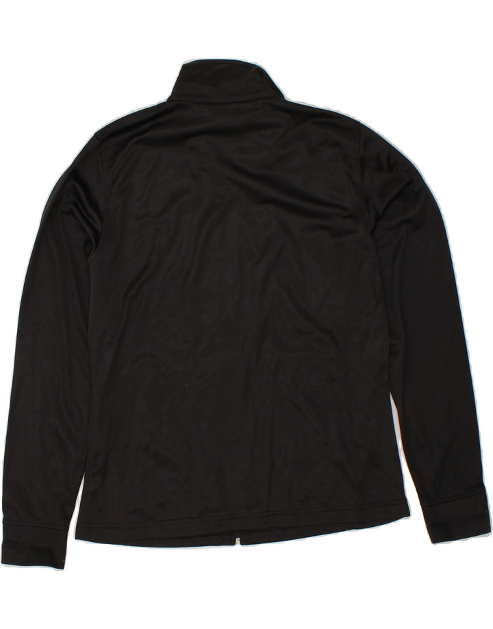DIADORA Womens Tracksuit Top Jacket UK 16 Large Black Polyester Vintage Diadora and Second-Hand Diadora from Messina Hembry 