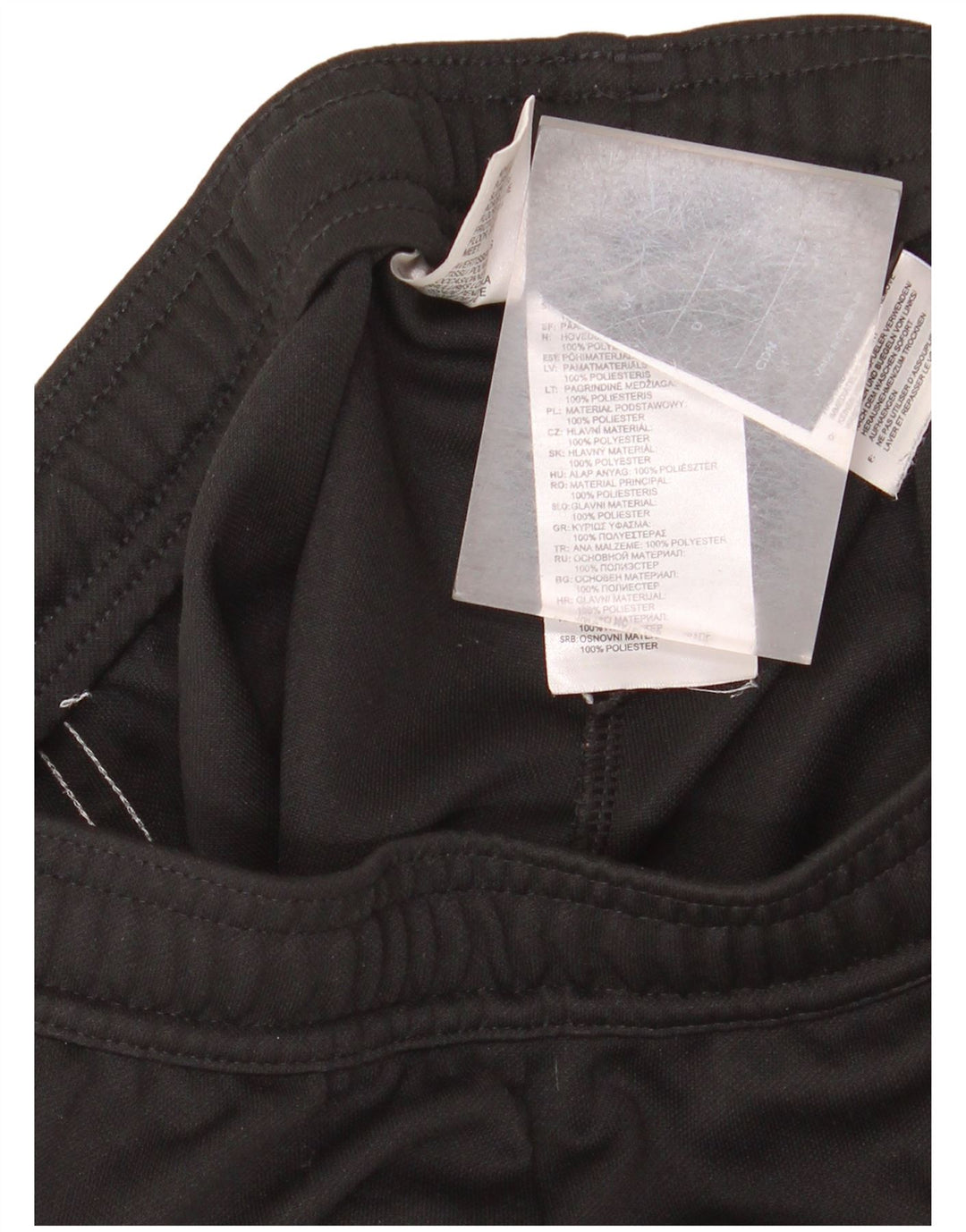 Adidas Mens Climalite Chándal Pantalones Pequeños Negro Poliéster