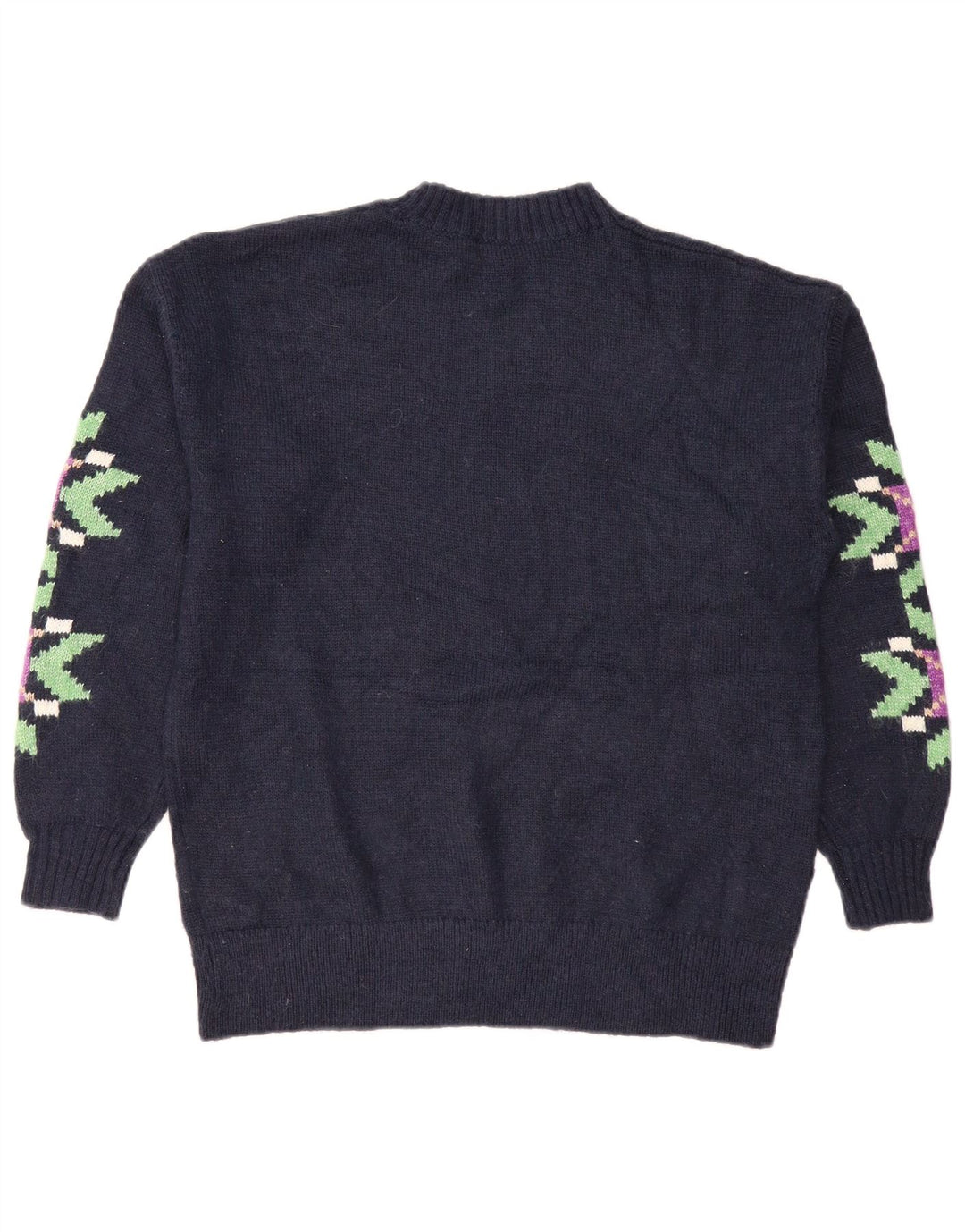 Marks & Spencer - Jersey de cuello redondo para mujer, talla 40, tamaño mediano, azul marino