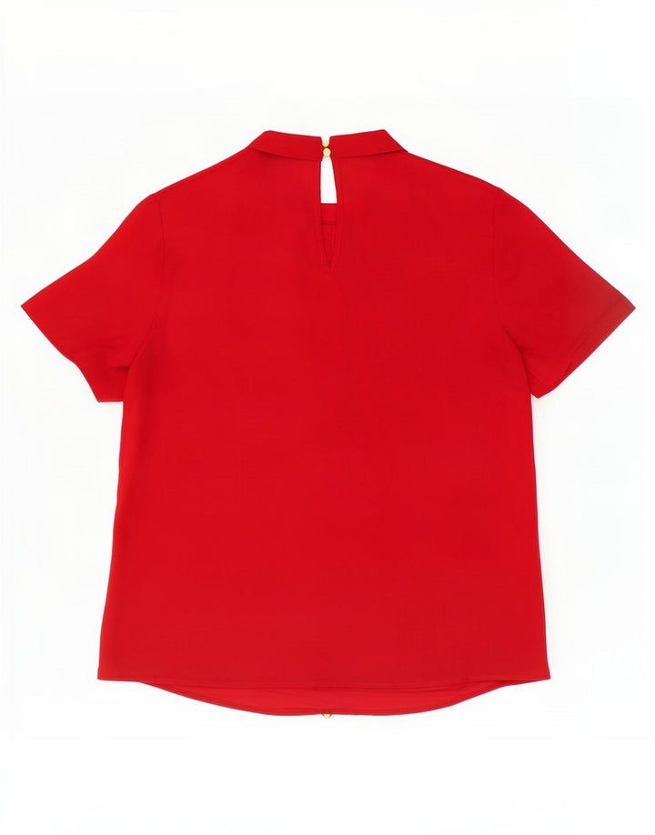 Blusa Oasis para mujer Top UK 44 Poliéster rojo grande