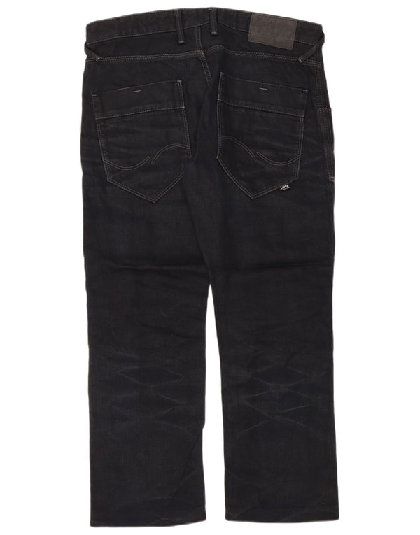 Jack & Jones Mens Boxy Loose Jeans W33 L28 Algodón Azul Marino