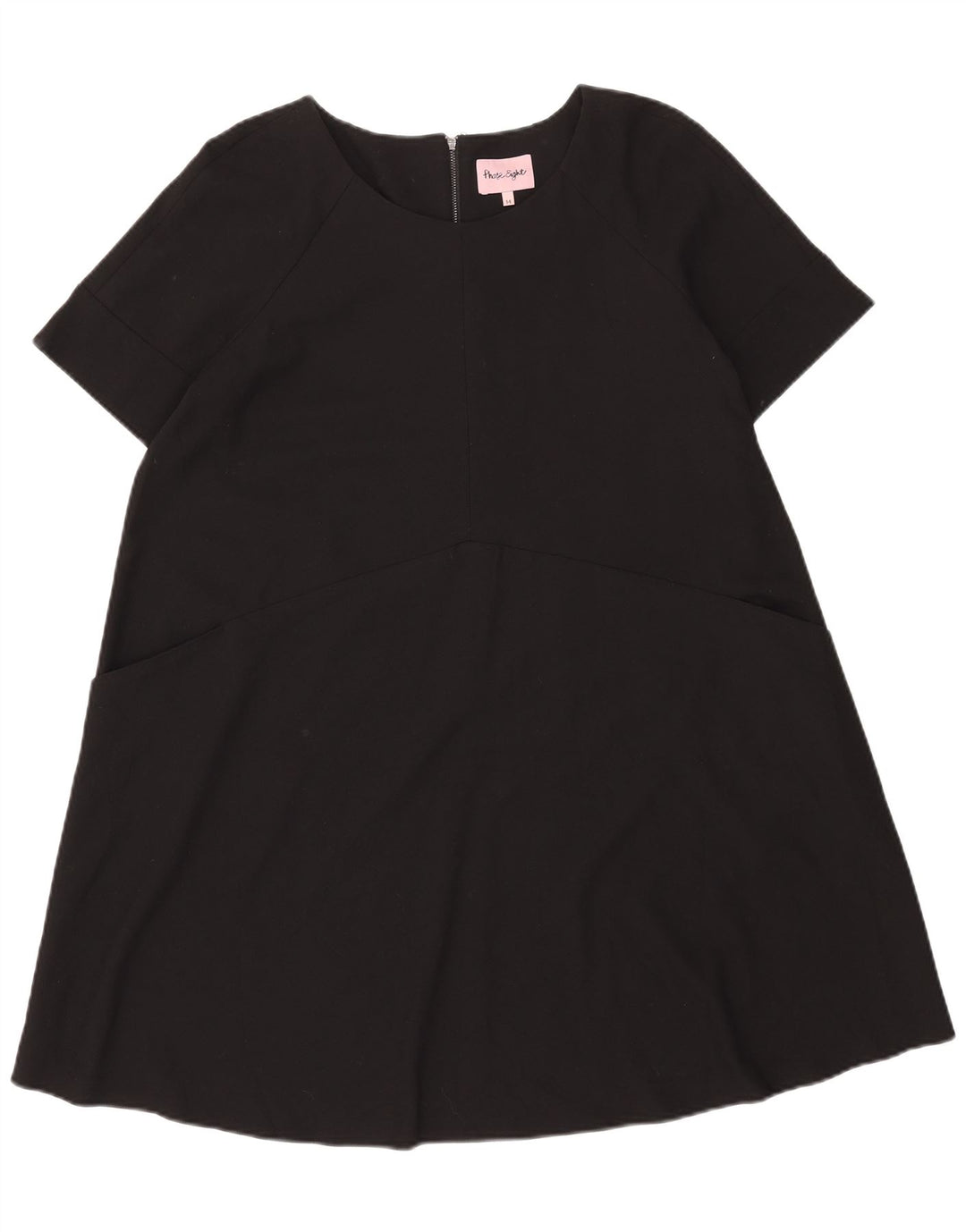 Phase Eight Vestido básico para mujer UK 44 Grande Poliéster negro