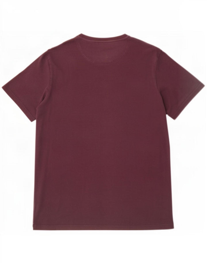 Lyle & Scott Camiseta para hombre Top Large Granate Algodón
