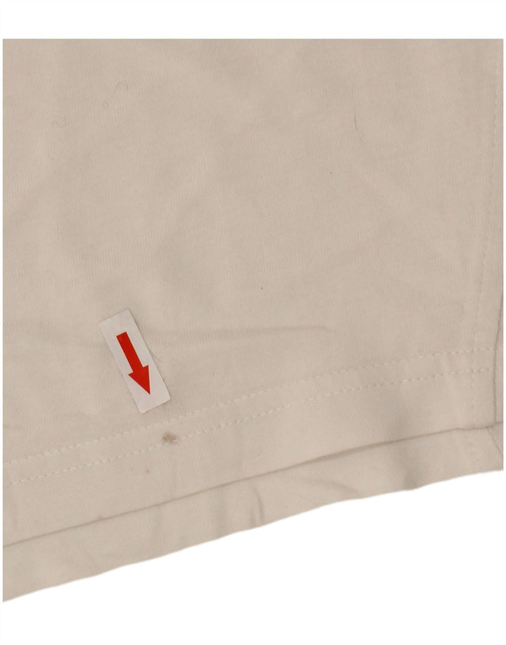 Champion Camiseta Gráfica Para Hombre Top Medium Blanco Colorblock Algodón