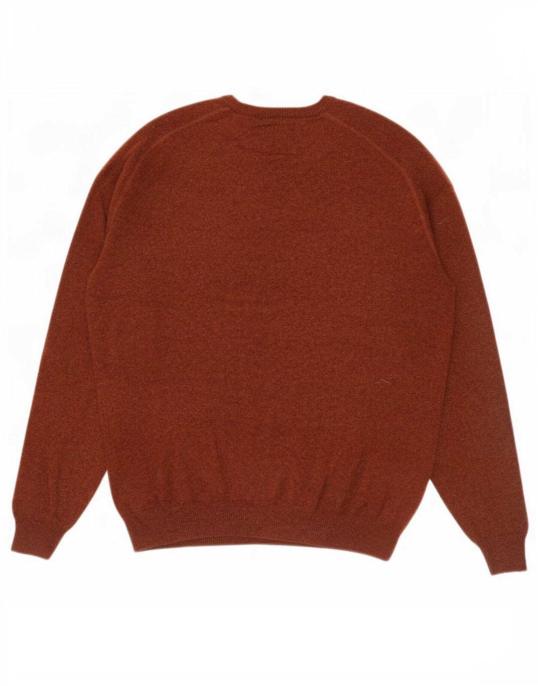 Jersey Massimo Dutti Hombre Cuello Redondo Lana Marrón Medio