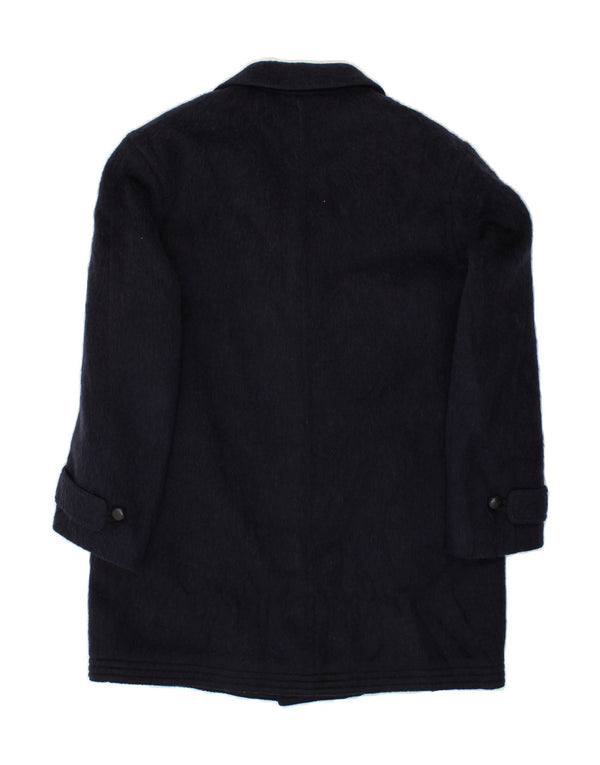DOLOMITEN Abrigo para hombre UK 38 Medio Azul Marino Mohair