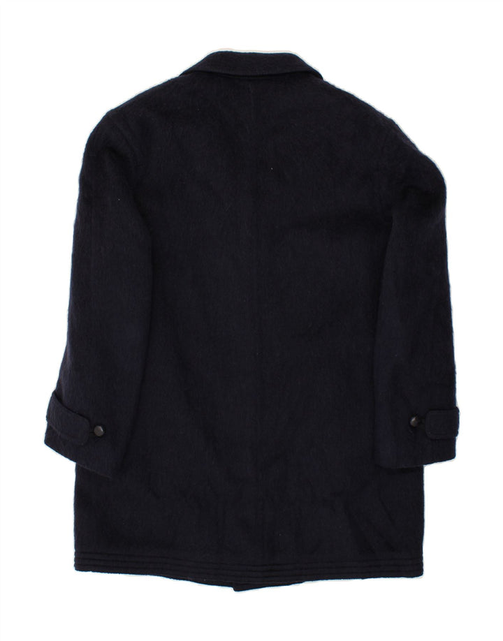 DOLOMITEN Abrigo para hombre UK 38 Medio Azul Marino Mohair