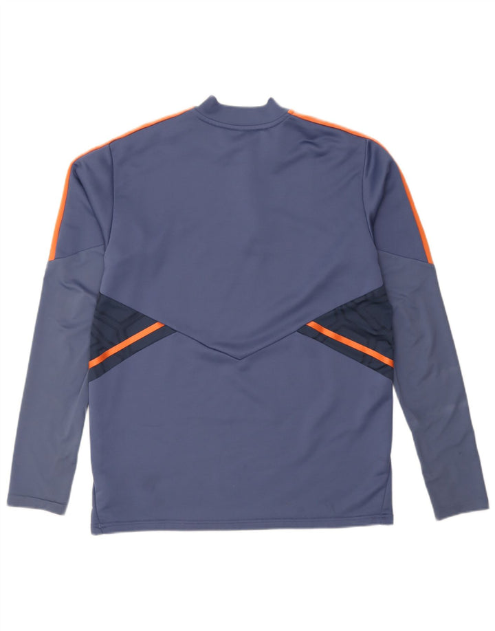 Adidas Hombre Manchester United Jersey Chándal Top Grande Azul Colorblock