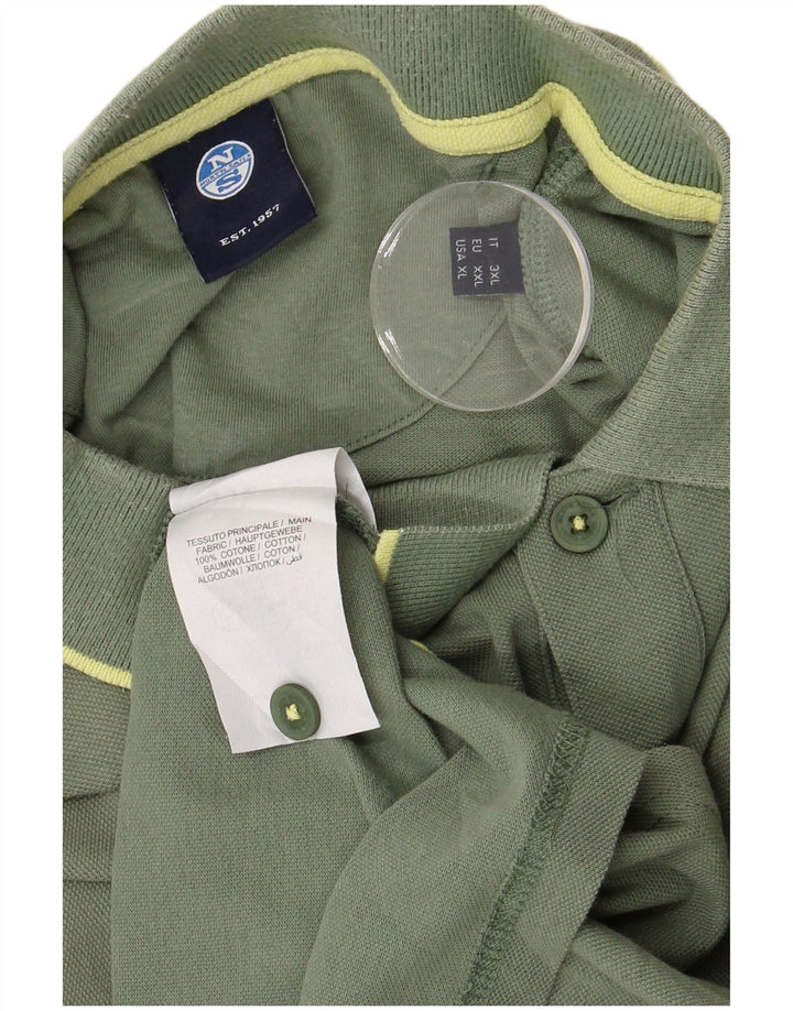 NORTH SAILS Polo Hombre XL Caqui Algodón