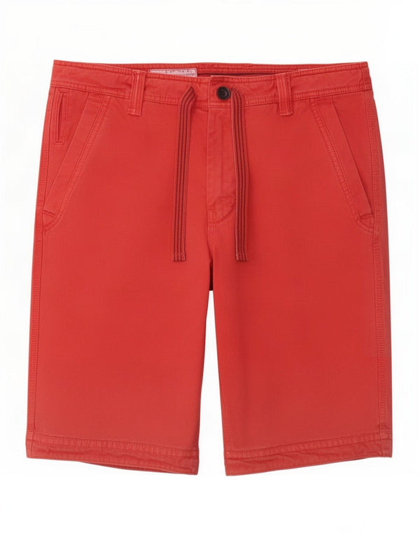 Pantalones cortos chinos para hombre Fat Face Large W34 Algodón rojo
