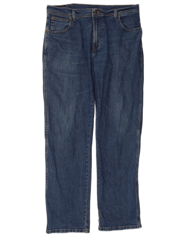 WRANGLER Vaqueros rectos para hombre W36 L34 Algodón azul