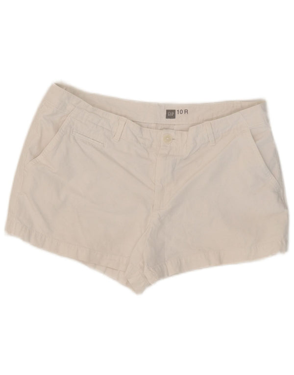 Gap Pantalones calientes para mujer US 10 Large W32 Algodón blanco