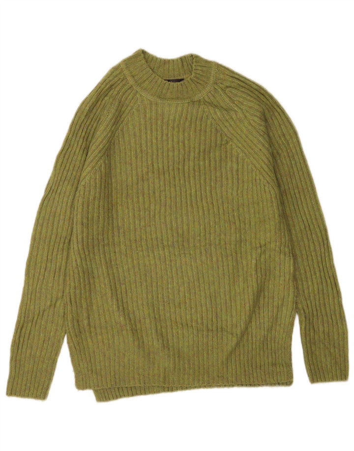 Marks & Spencer Suéter con Cuello Alto para Mujer UK 10 Small Green