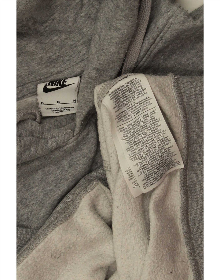 Sudadera con capucha Nike para hombre - Jersey de algodón moteado en gris medio