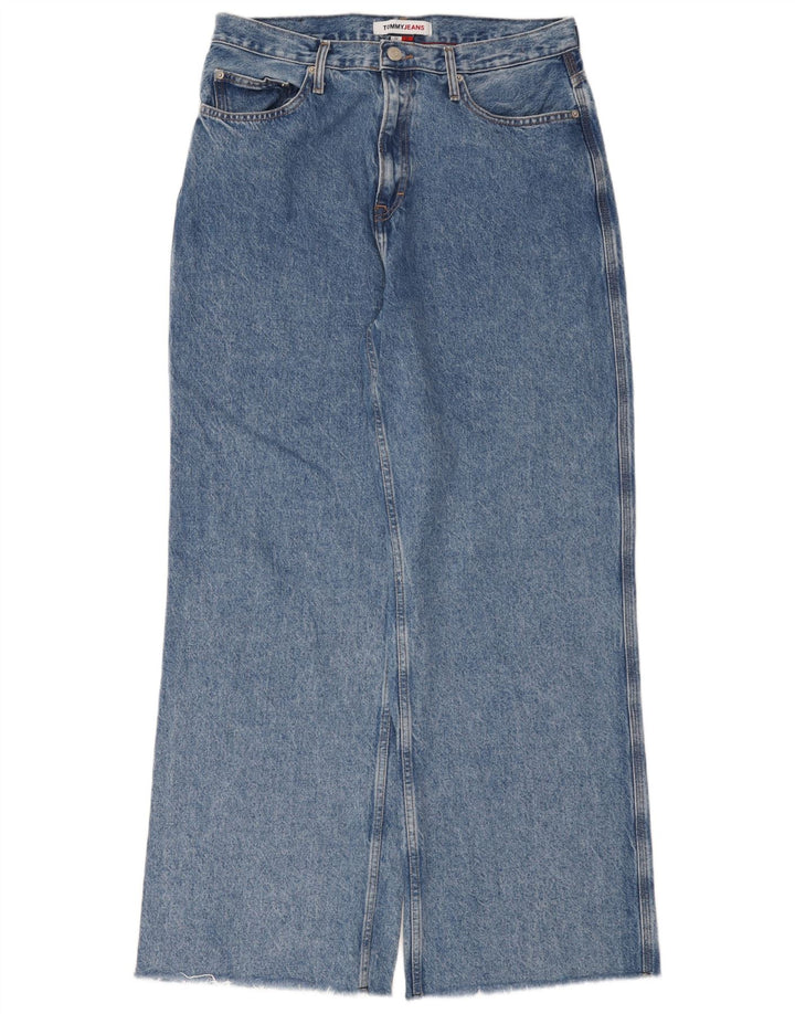 Tommy Hilfiger Jeans De Pierna Ancha Para Mujer W32 L32 Azul