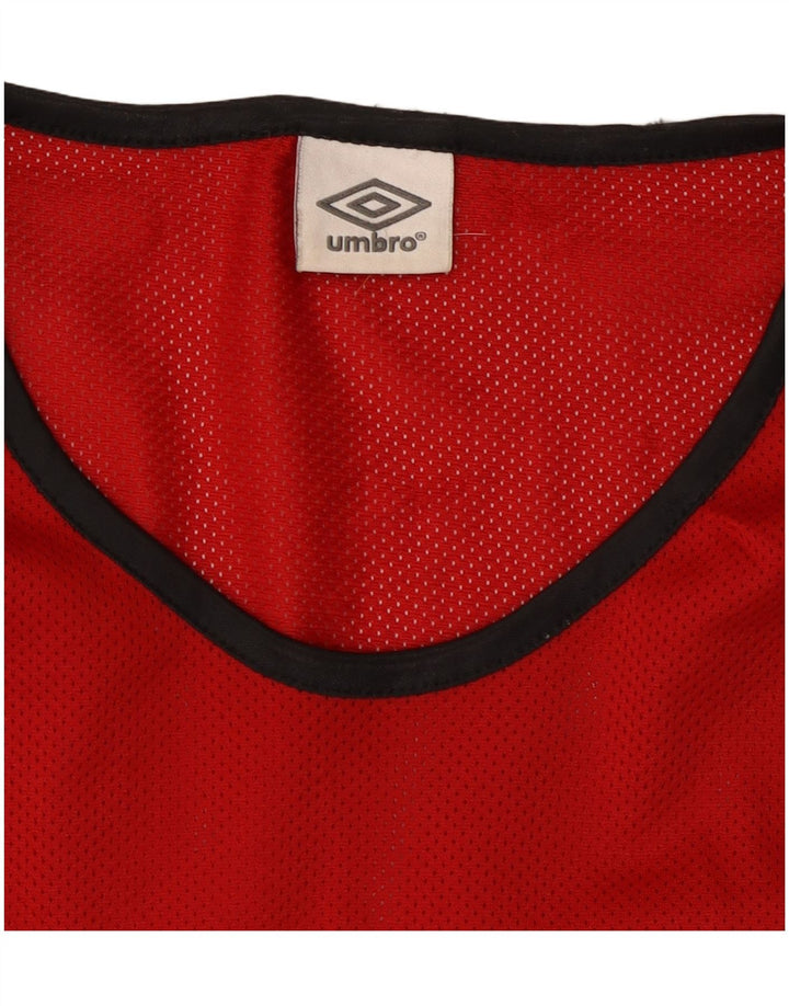 Umbro Hombre Graphic Vest Top XL Rojo Poliéster Deportes