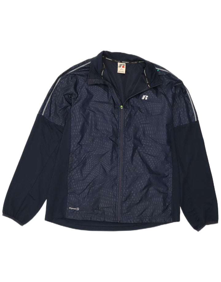 RUSSELL ATHLETIC Chaqueta de chándal para hombre UK 38/40 Medium Azul marino