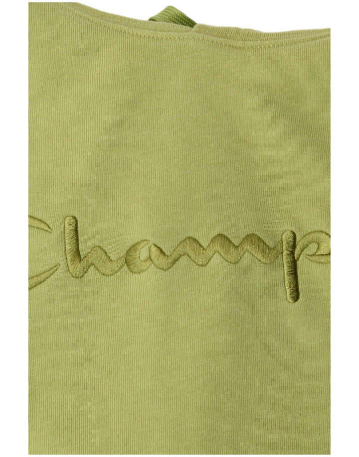Champion Sudadera Con Capucha Gráfica Verde Medio