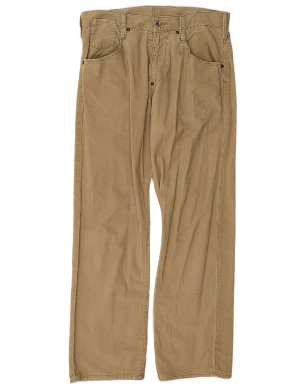 G-Star Pantalón de pana holgado para hombre W32 L32 Algodón beige