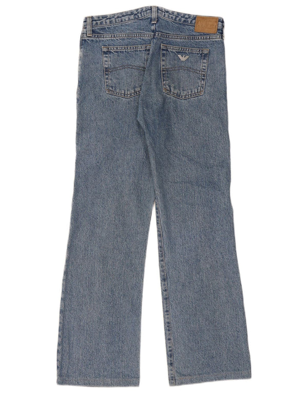 Jeans Armani Mujer Rectos W28 L28 Algodón Azul