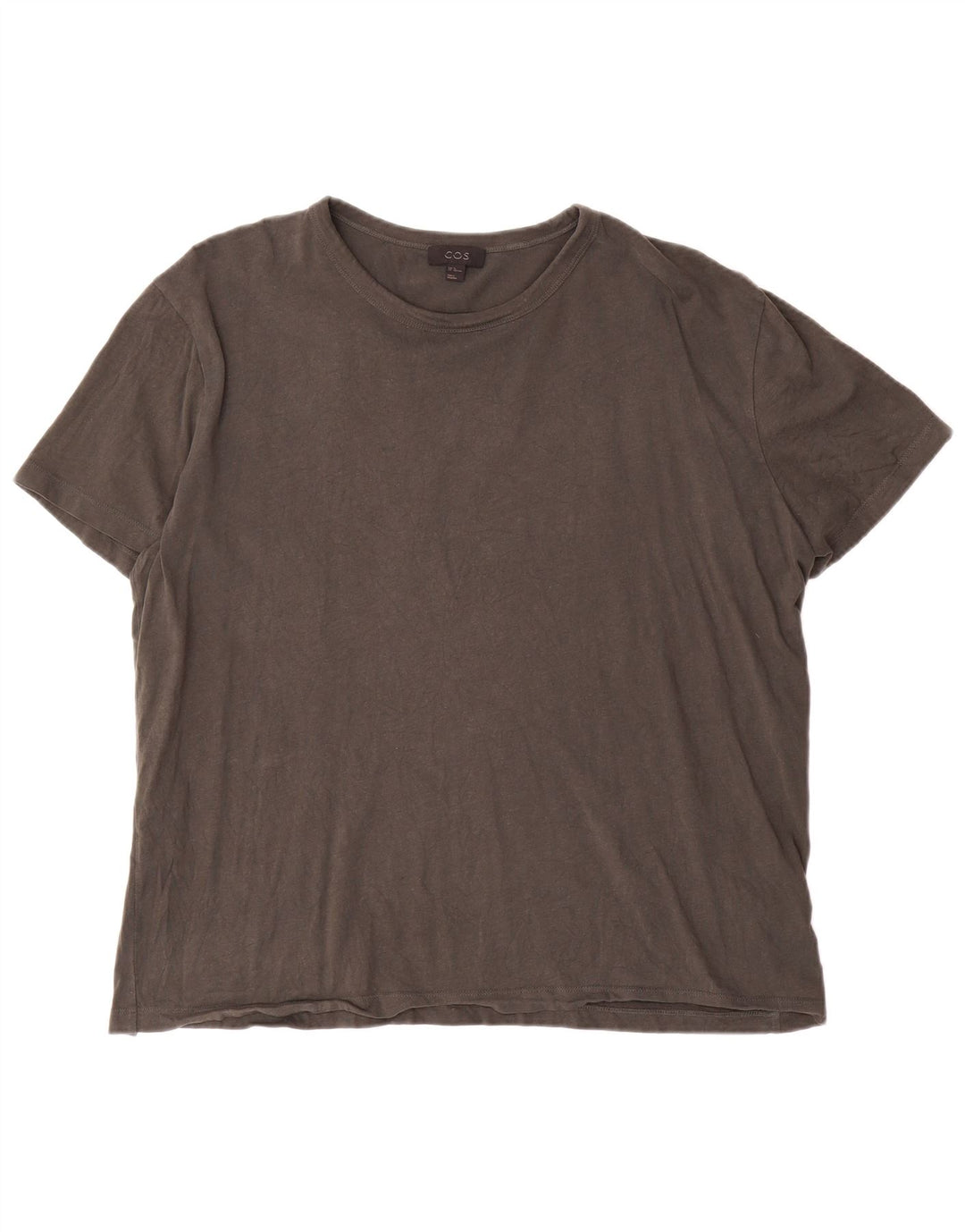 Cos Camiseta Hombre Top XL Algodón Gris