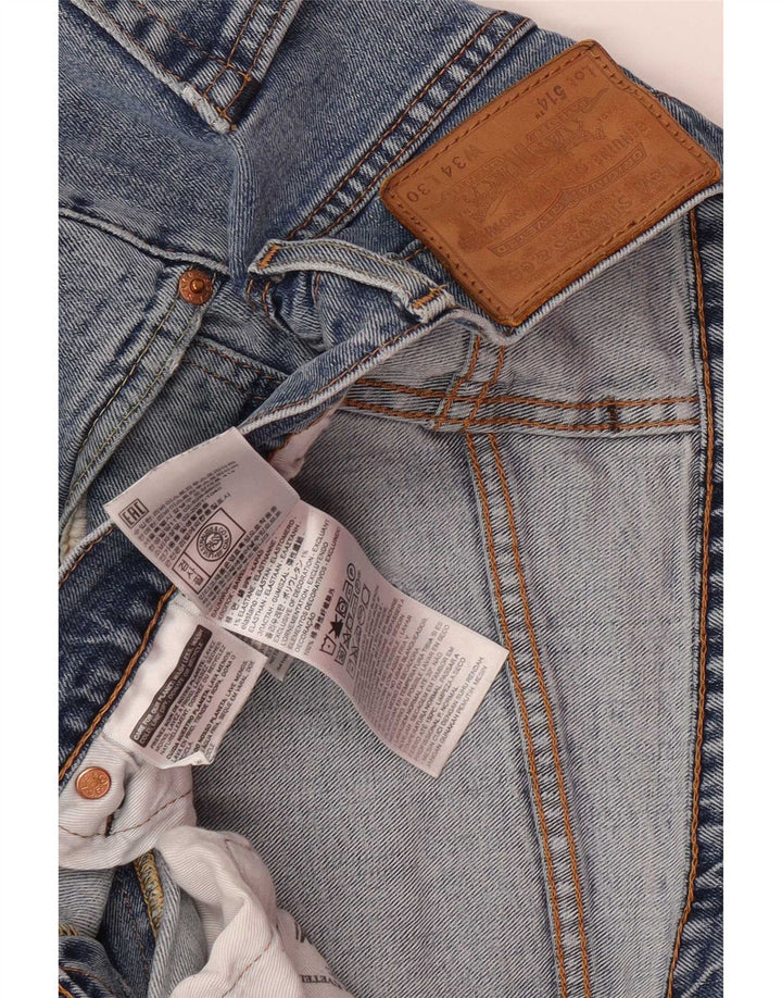 Levi's Vaqueros rectos 514 para hombre W34 L30 Algodón azul