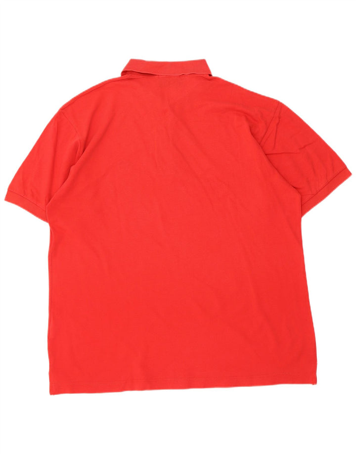 Sergio Tacchini Polo Hombre Grande Algodón Rojo