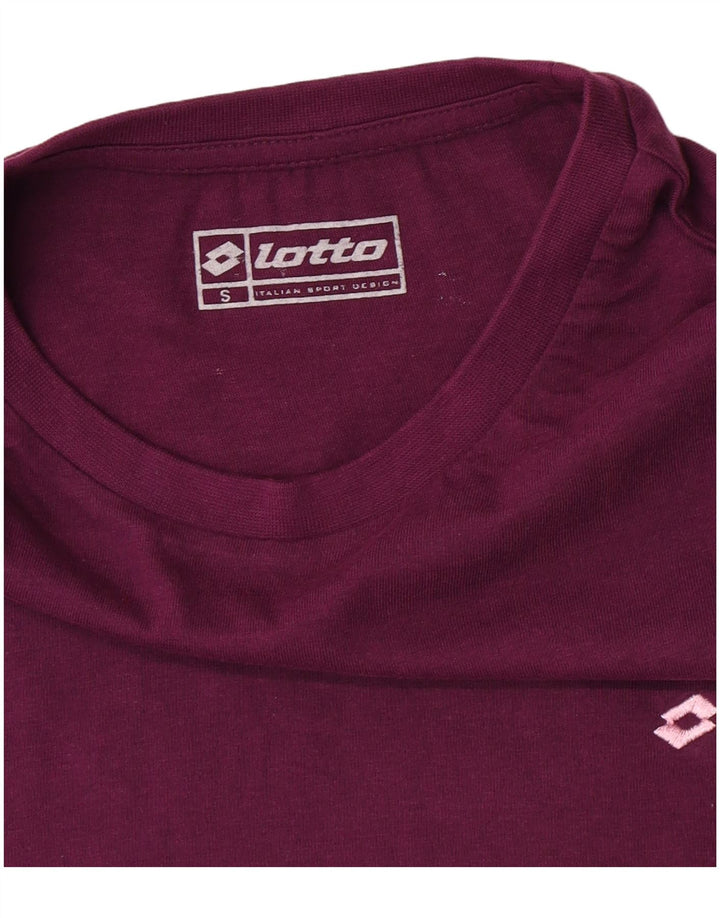 Camiseta Lotto Hombre Top Small Granate