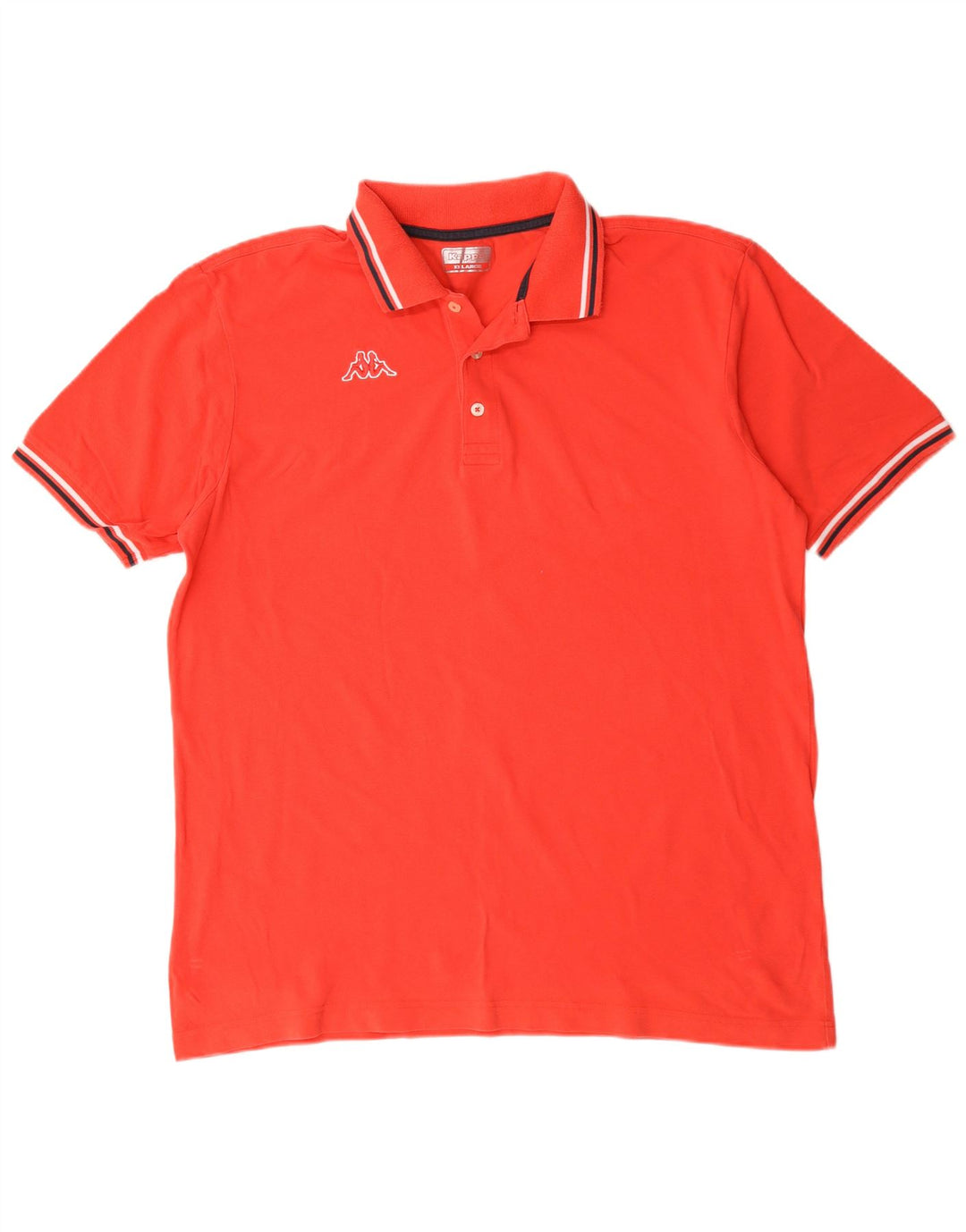 Kappa Polo Hombre XL Algodón Rojo