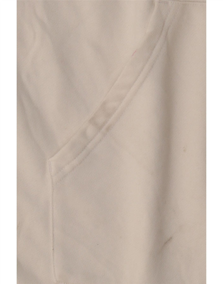 ADIDAS Chaqueta de Chándal para Mujer UK 16/18 Grande Algodón Blanco