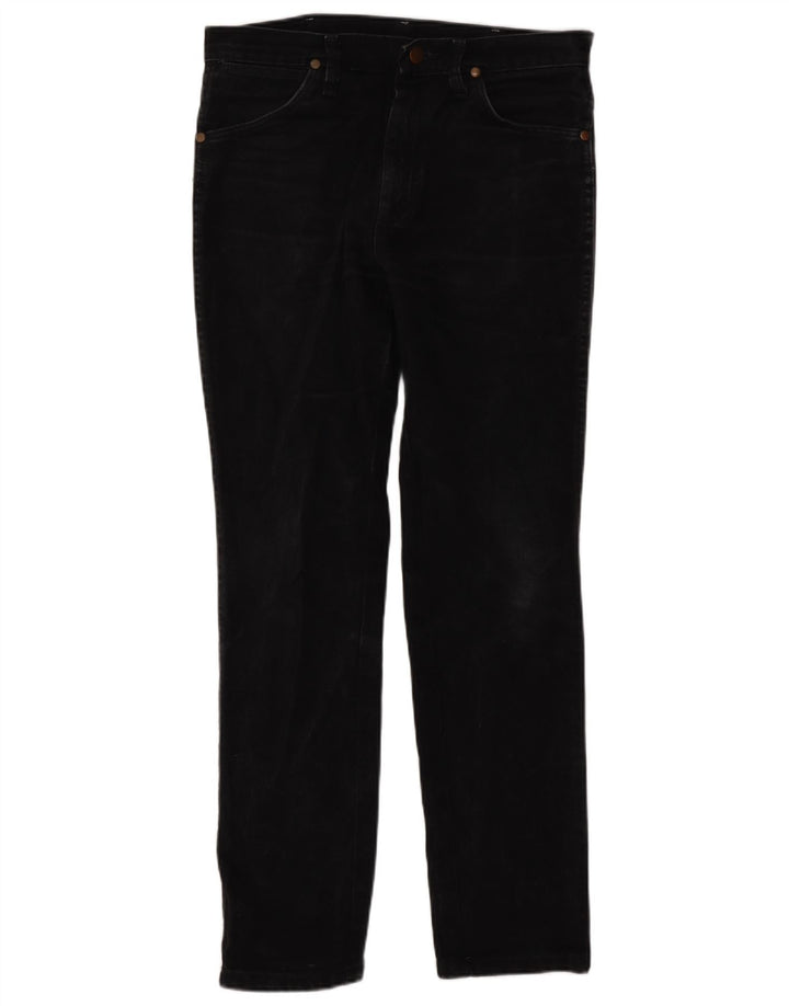 Wrangler Vaqueros rectos para hombre W29 L30 Algodón negro