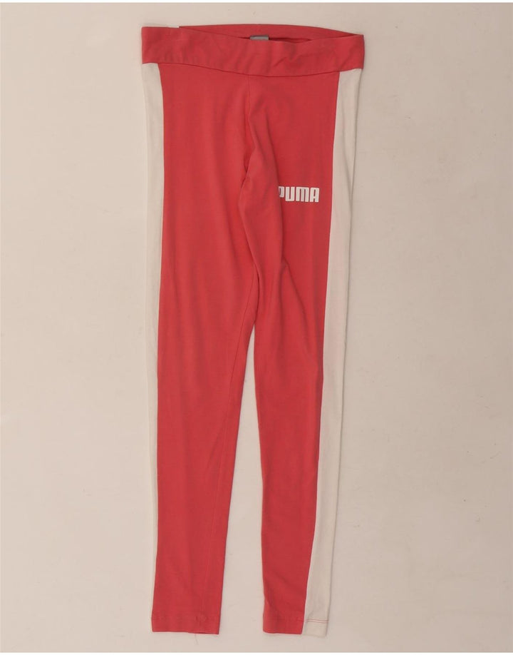 Puma Leggings para mujer UK 46 Large Pink Colourblock