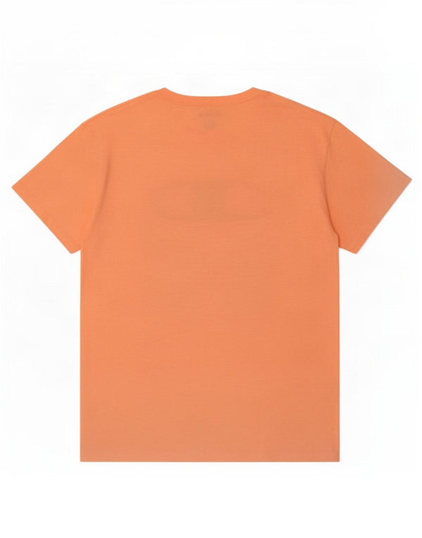 Champion Camiseta gráfica para hombre Top grande de algodón naranja