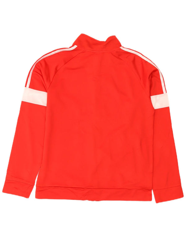 Adidas Chaqueta de chándal para niña 13-14 años XL Rojo Colorblock Poliéster