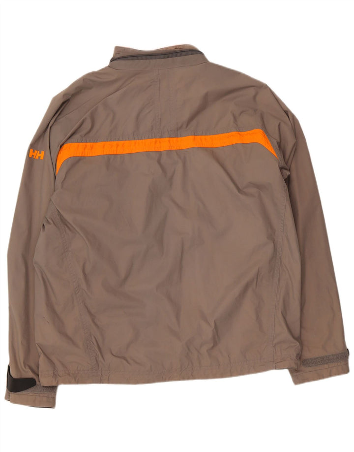 Helly Hansen Chaqueta impermeable para hombre UK 40 Large Nylon gris