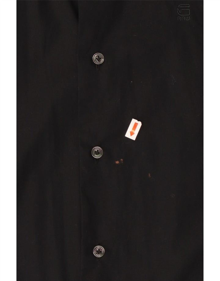 G-STAR Hombre Camisa Slim Fit Pequeña Negra