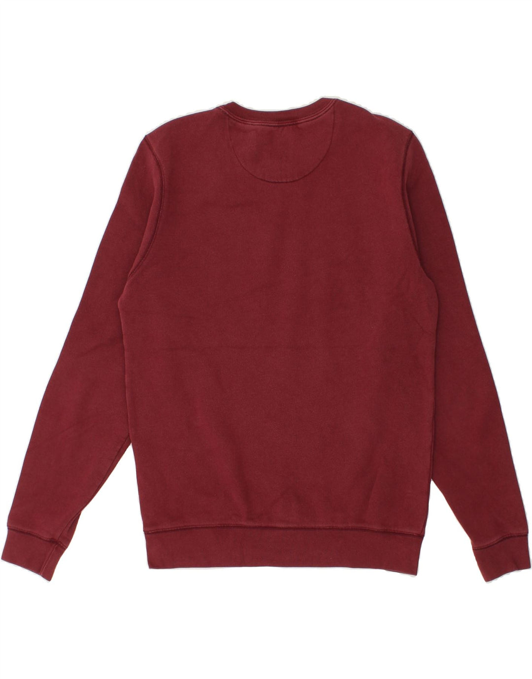 JACK WILLS Mens Graphic Sweatshirt Jumper Medium Burgundy Cotton Vintage Jack Wills and Second-Hand Jack Wills from Messina Hembry 