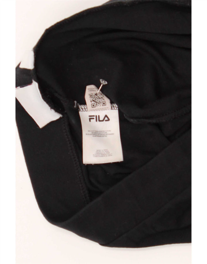 Fila Leggings gráficos para mujer Reino Unido 40 Mediano Algodón negro