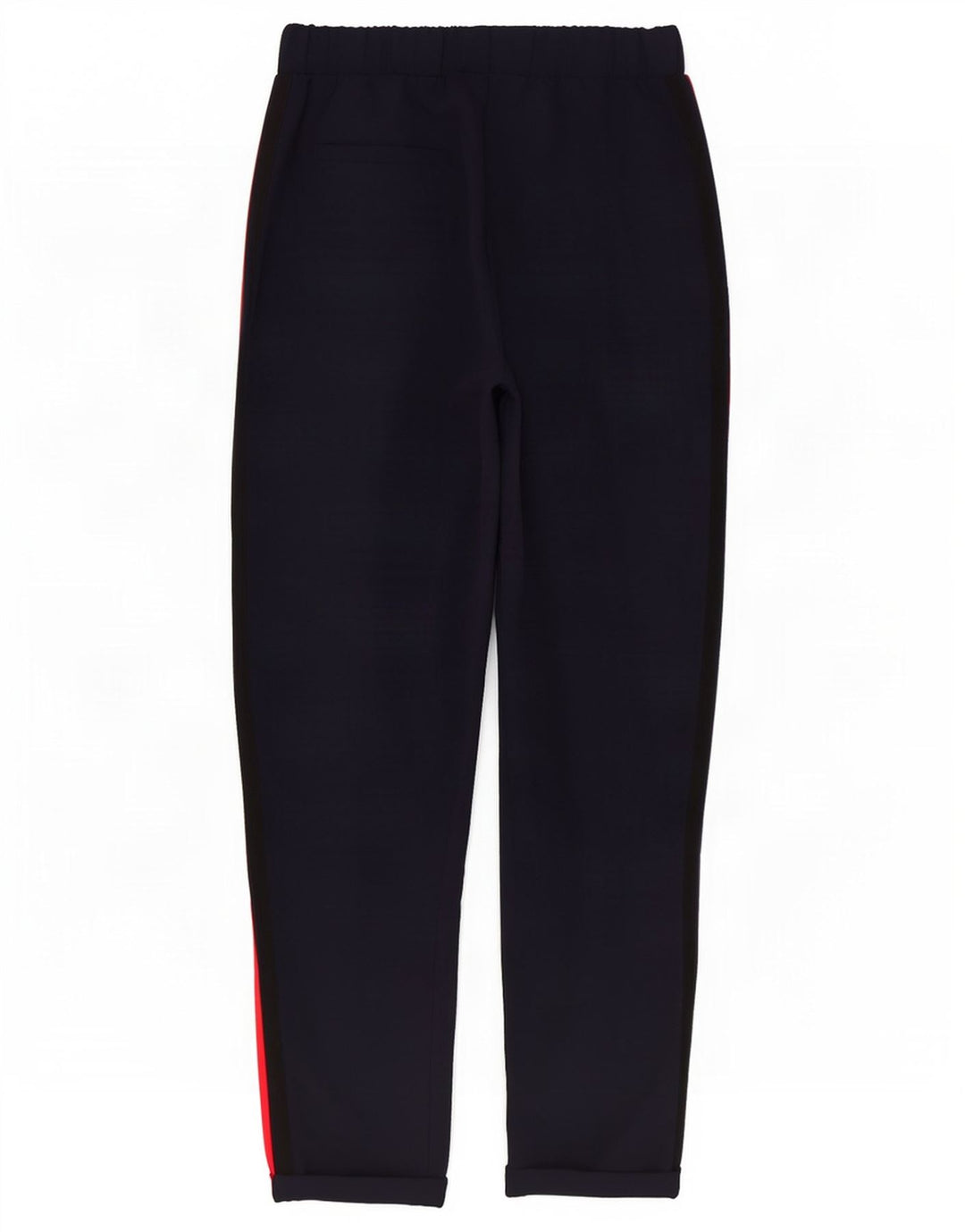 Zara Mujer Pantalón Casual Recto Small W26 L25 Poliéster Azul Marino