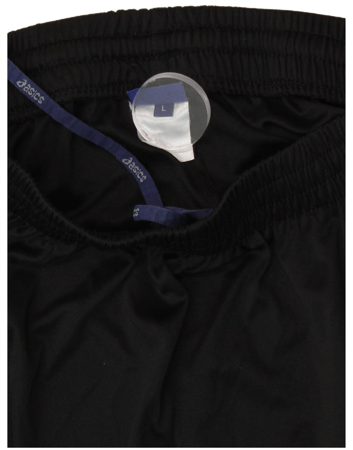 Asics Pantalones cortos deportivos para niños 13-14 años Grande Negro Colorblock Poliéster