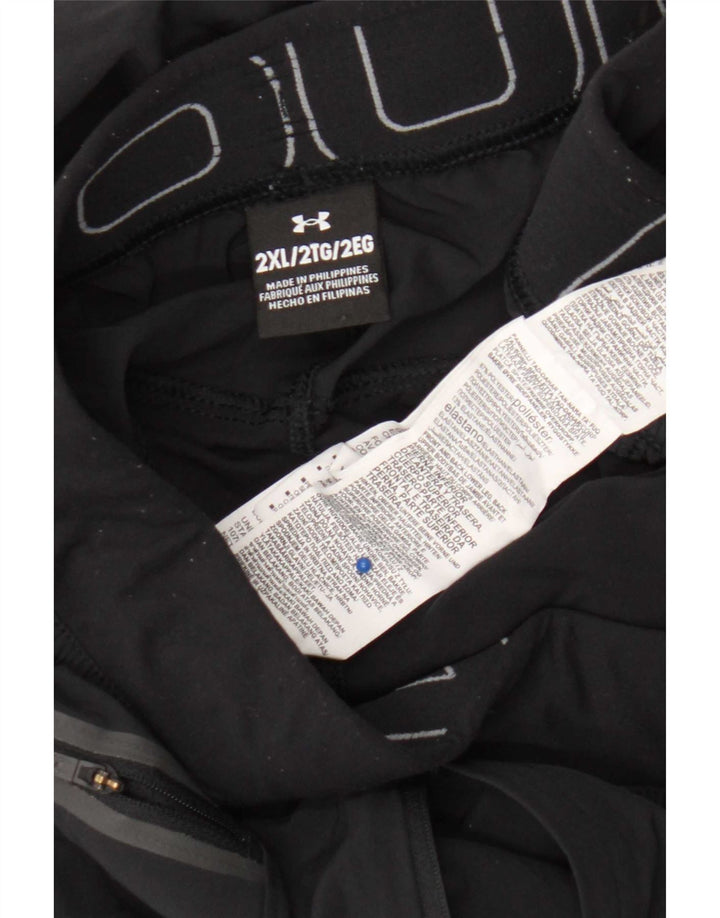 Under Armour Pantalón de chándal gráfico para hombre Joggers 2XL Poliéster negro