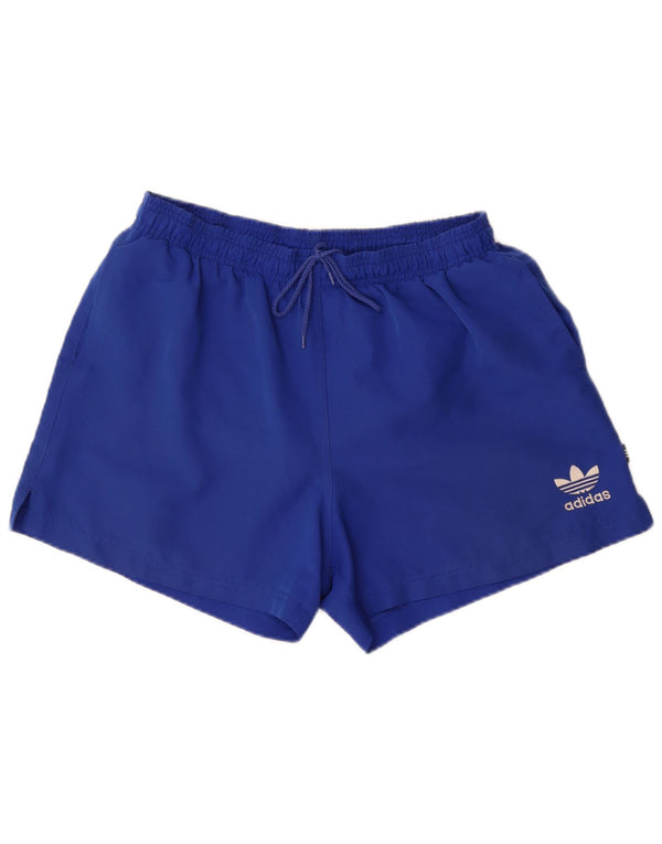 Pantalón Corto Deportivo Adidas Hombre Azul Medio Poliéster