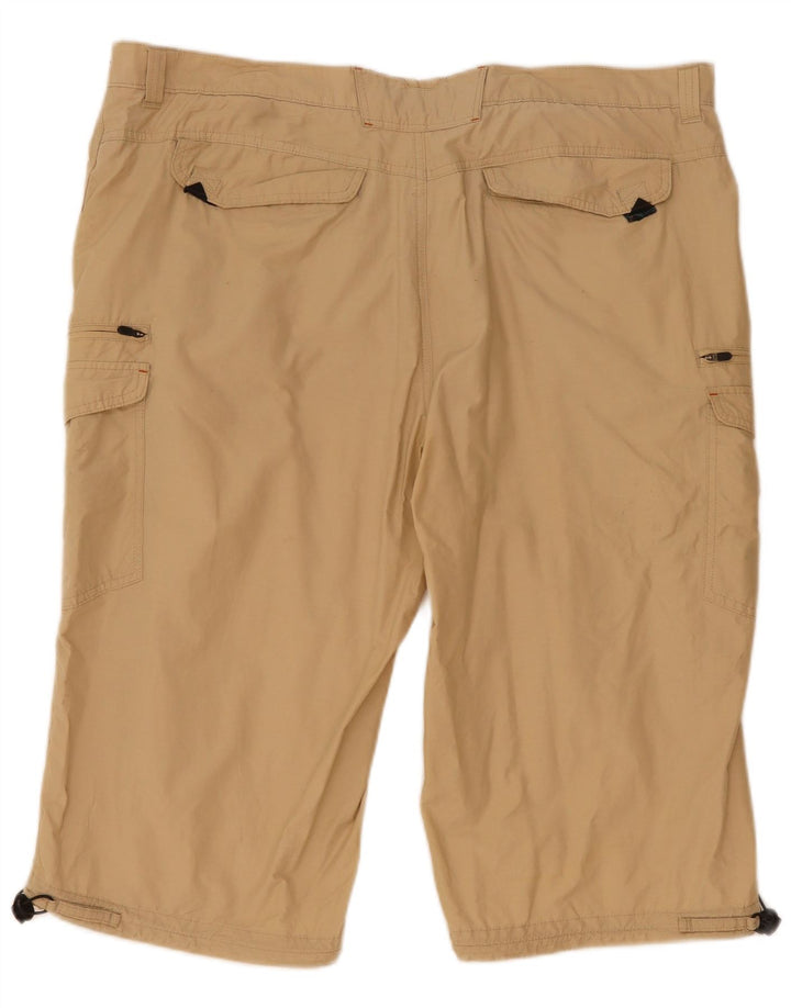 Marks & Spencer Pantalones cortos cargo para hombre W44 2XL Algodón beige